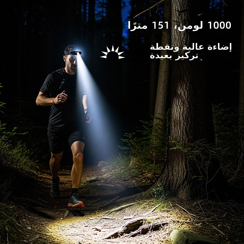 تانك007 مصباح رأس TANK007 الجديد بوضعين مزدوجين - قابل للشحن عبر USB، مقاوم للماء، إضاءة قوية للاستخدام الخارجي - Image 4