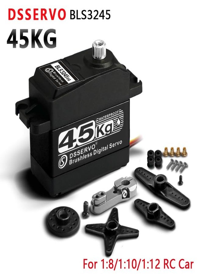 ZOSKAY Rc Servo Brushless Servo Metal Gear High Torque Robot servo Brushless Motor Digital Servo Arduino Servo for 1/8 1/10 1/12 RC Cars (45KG-270°) - Image 2