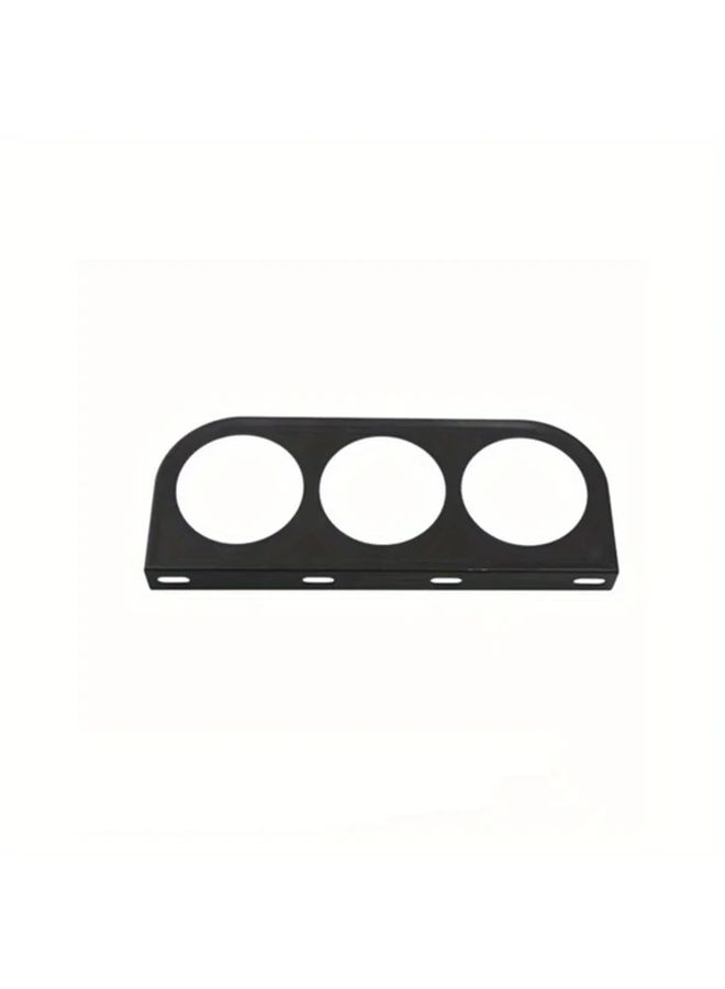 Universal Black Double Hole Instrument Mounting Bracket For Under Dashboard Installation - Image 5