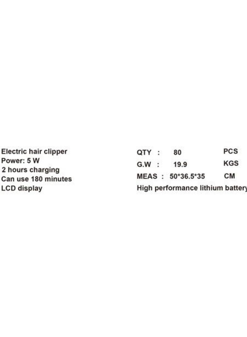 JAJEEK "Cordless Rechargeable Professional Hair Clipper – High-Performance Trimmer for Salon-Quality Haircuts and Grooming" - Image 3