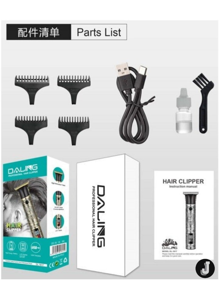 JAJEEK "Cordless Rechargeable Professional Hair Clipper – High-Performance Trimmer for Salon-Quality Haircuts and Grooming" - Image 4