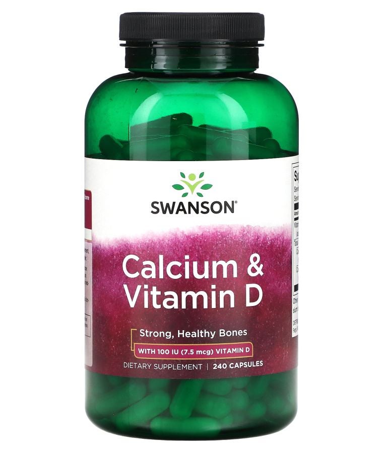 Calcium & Vitamin D 240 Capsules