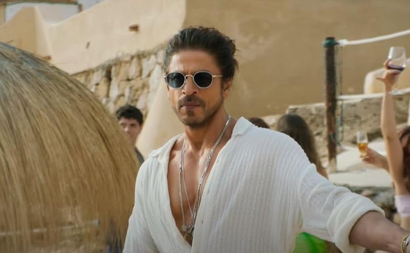 mashamart ( PATHAN SHAH RUKH KHAN Inspired UV Protected Unisex Sunglasses | Hexagonal Design Silver Frame Black lenses - Image 4