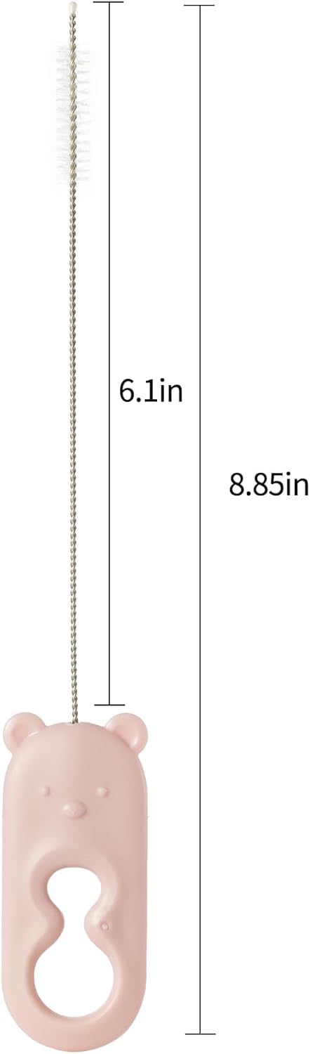 Chemimoso Straw Brushes Set of 4  Cleaner for Metal Glass Smoothie Straws  Stanley Bottles - Image 2