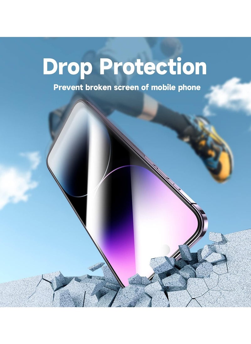 2 Pack Screen Protector for iPhone 16 Plus, Glass Screen Protector with Camera Lens Protector, Auto Alignment Tool Kit for Easy Installation, Bubble Free, Full Coverage Case Friendly