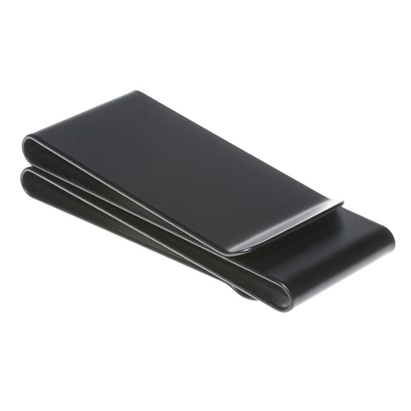 CKLT مشبك نقود CKLT، مشبك نقدي، محفظة بسيطة، محفظة رفيعة، حامل بطاقات ائتمان للأعمال، من الفولاذ المقاوم للصدأ، حامل بطاقات ائتمان أنيق وآمن للاستخدام في المدرسة والعمل والحياة اليومية، هدية مثالية للرجال والأولاد - Image 1