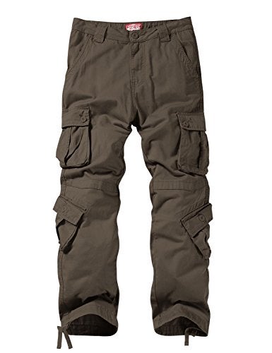 Match Men's Cargo Pants(34,3358 Grayish Green) - Image 3