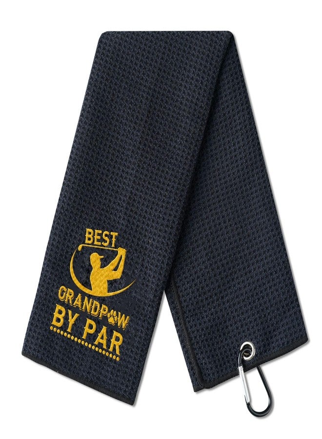 CybGene Dog Grandpa Grandpaw Golf Towel, Dog Grandpa Grandpaw Gifts on Father‘s Day, 15.8 x 23.6 inches Microfiber Golf Towel for Golf Bags - Image 1