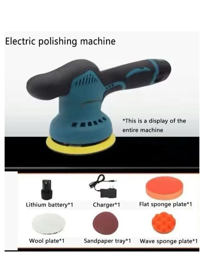 Generic Effortless Car Detailing: Cordless Mini Polishing Machine with 12V Lithium Battery - Achieve Professional Results with Wireless Sanding Capability  - Image 5