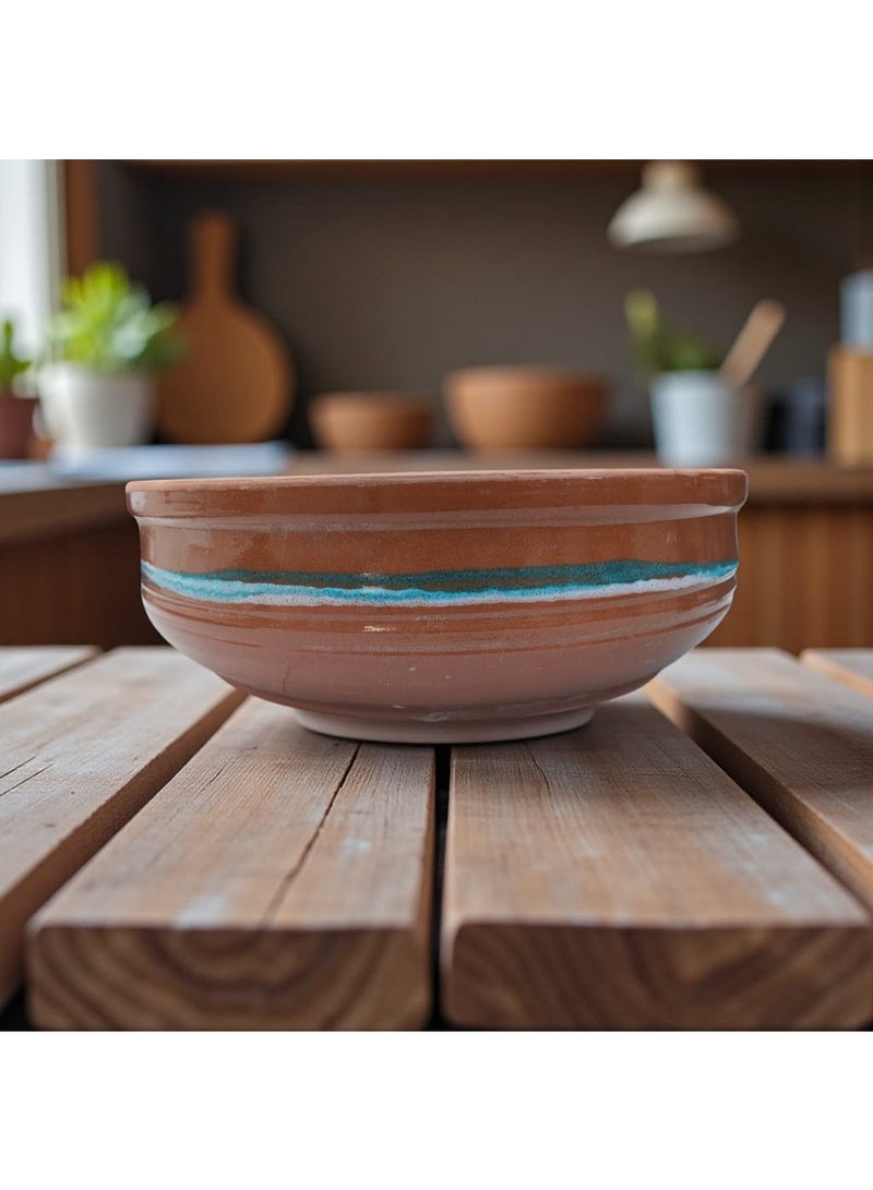 كلور زون بوتري صينيه جامبو من الفخار و الخزف امن داخل الافران و الميكروويف - Image 1