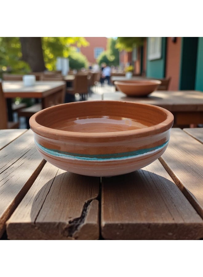 كلور زون بوتري صينيه جامبو من الفخار و الخزف امن داخل الافران و الميكروويف - Image 3