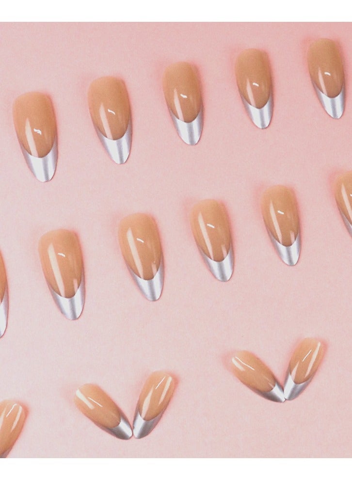 اضغط على أظافر 24 قطعة أظافر صناعية - Image 2