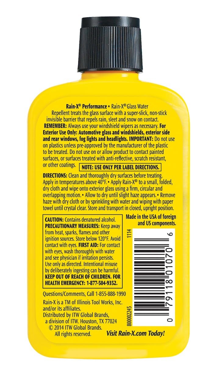 Rainx Rain X Car Care Products: Glass Water Repellent 103 mL - Image 2