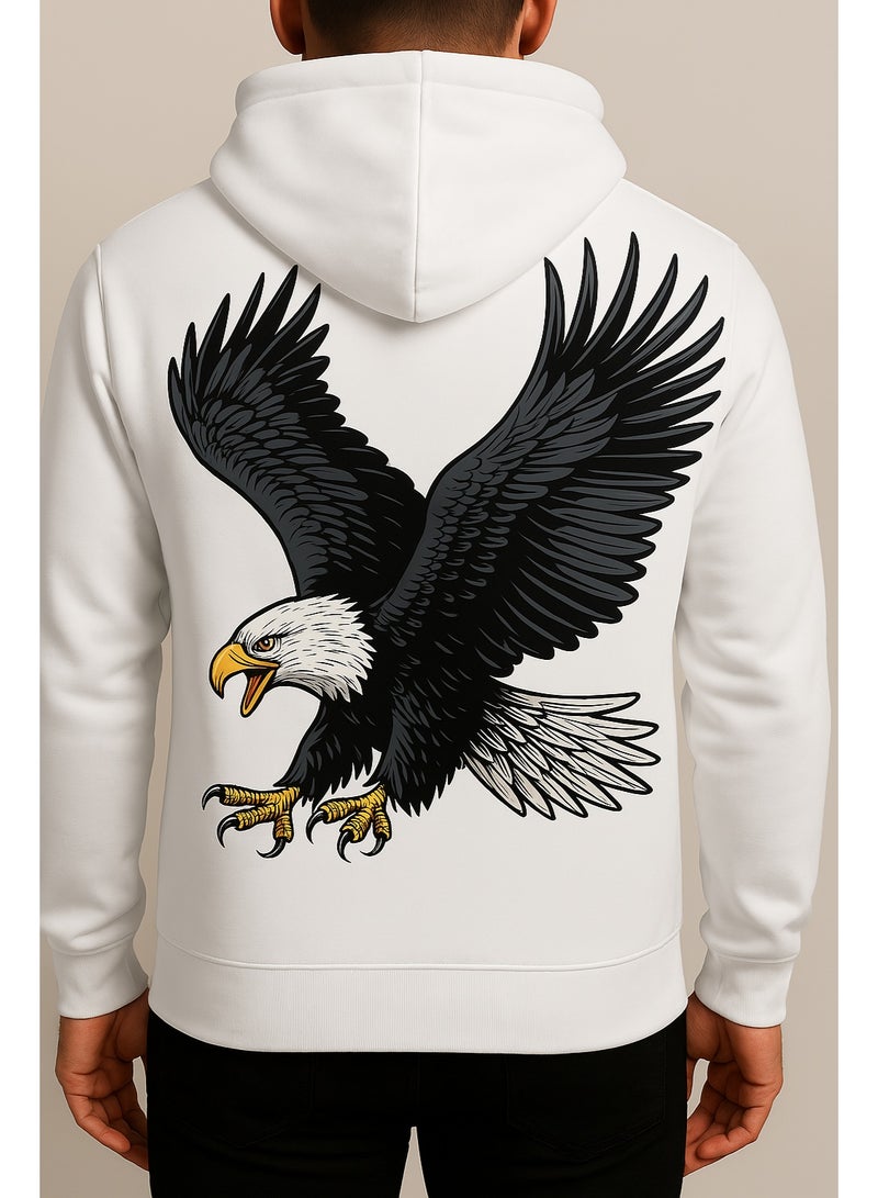 كنزة بغطاء للرأس رجالية فاخرة من اتش اف ايه، الموديل رقم 18، مصنوعة من القطن الناعم والمتين بنسبة 100%. تصميمها أنيق ومريح، مما يجعلها إضافة مثالية لملابسك اليومية