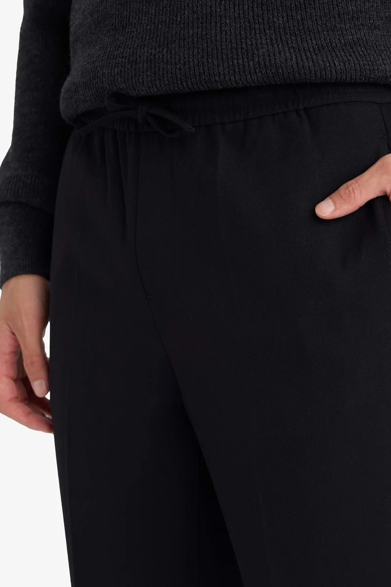 Defacto  Regular Straight Leg Stretchy Trousers for Men | Best Price UAE
