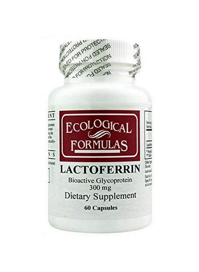 Ecological Formulas - Lactoferrin 300 Mg White 60 Count - Image 1