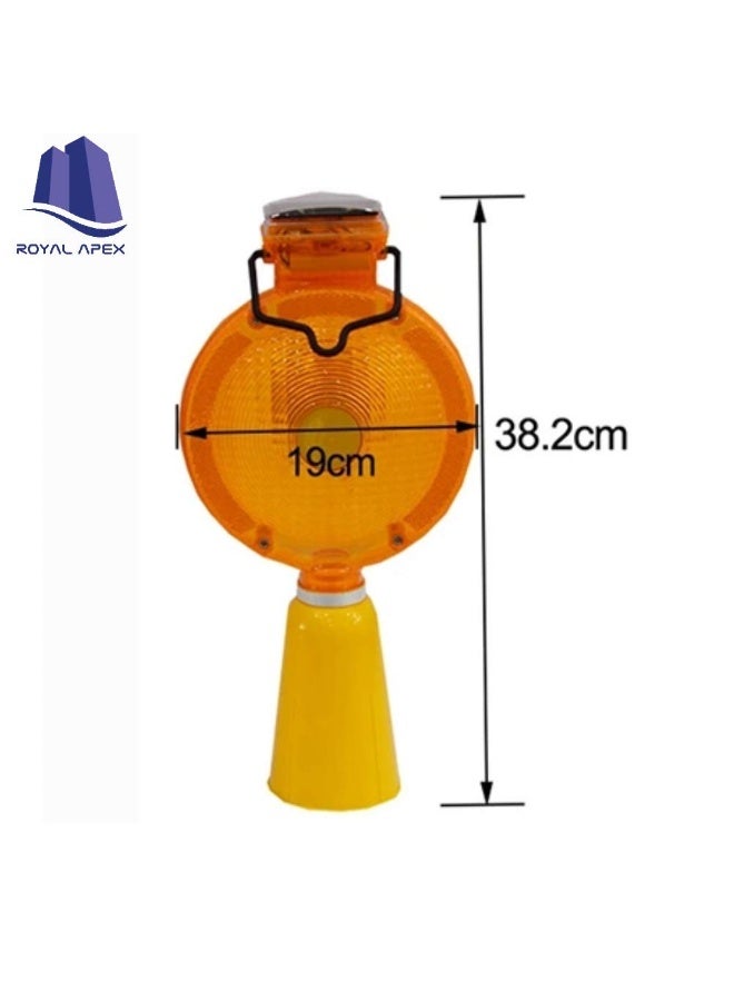 Royal Apex Roadway Safety Solar Warning Flashing Traffic Cone Led Light - Image 2