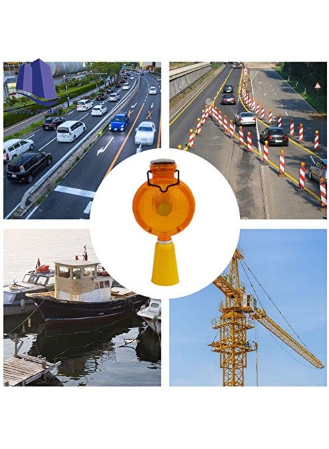 Royal Apex Roadway Safety Solar Warning Flashing Traffic Cone Led Light - Image 5