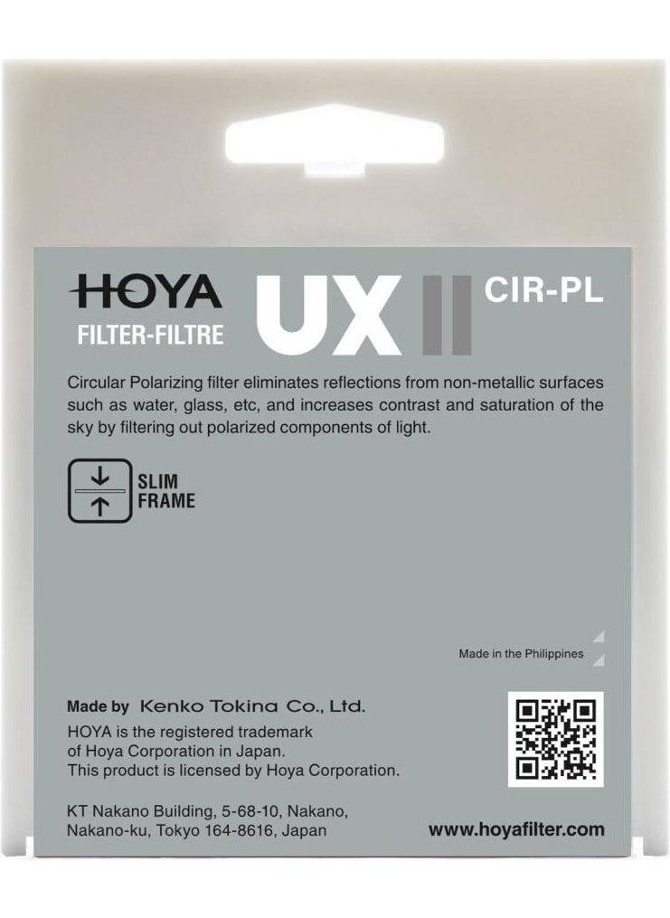 HOYA - 62MM Ux Ii Cpl Filter - Image 1
