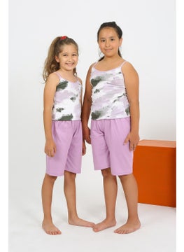 Girl's Cotton Lilac Pajama Set with Rope Strap Shorts 20430 - pzsku/ZA0A00609754865CB67D0Z/45/_/1728062692/58c542ae-ae12-4936-95e3-a74f10661d91