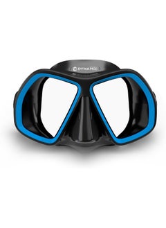 DYNAMICNORD Dynamic Nord Silicone Panorama Mask, Black/Blue  - Image 1