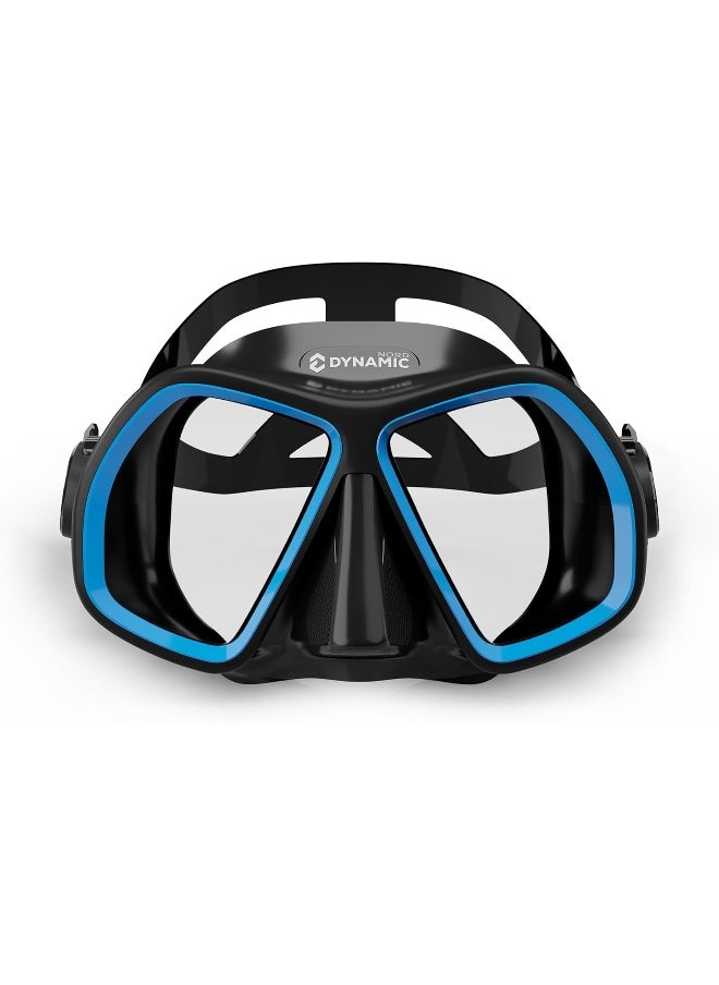 DYNAMICNORD - Dynamic Nord Silicone Panorama Mask, Black/Blue - Image 1