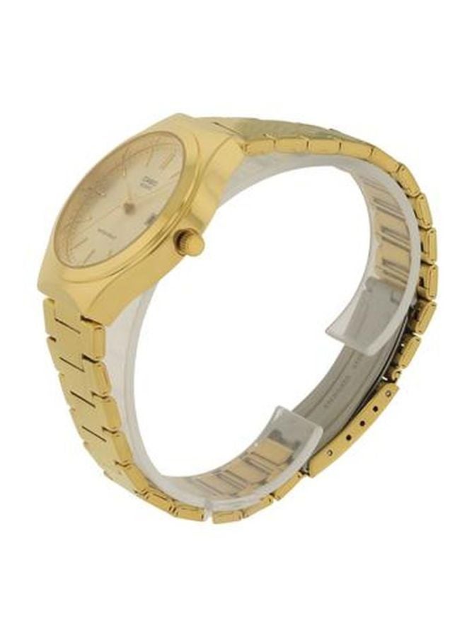 CASIO Men Enticer Water Resistant Analog Watch LTP-1170N-9ARDF - 30 mm - Gold - Image 3