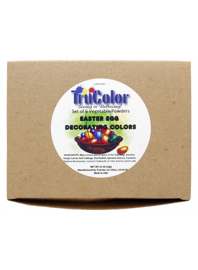 TruColor TruColor 6-Color Vegetable Food Coloring Powder Set - Natural Gel Paste Powder  - Image 3