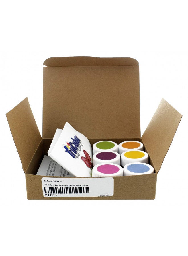 TruColor TruColor 6-Color Vegetable Food Coloring Powder Set - Natural Gel Paste Powder  - Image 2