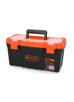 Tactix Plastic Tool Box Orange and Black 40 cm  - Image 3