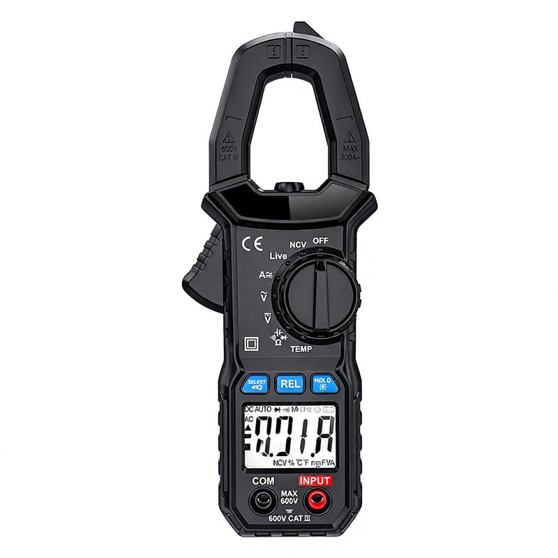 مقياس ضمادة رقمي MESTEK CM87D مع شاشة LCD و6000 عداد، مقياس متعدد الوظائف محمول، اختبار متعدد الوظائف لالتقاط التيار الحالي غير المباشر (NCV) والتيار المستمر والجهد المتردد والتيار والدرجة الحرارية والسعة والمقاومة والتردد والديود - Image 3
