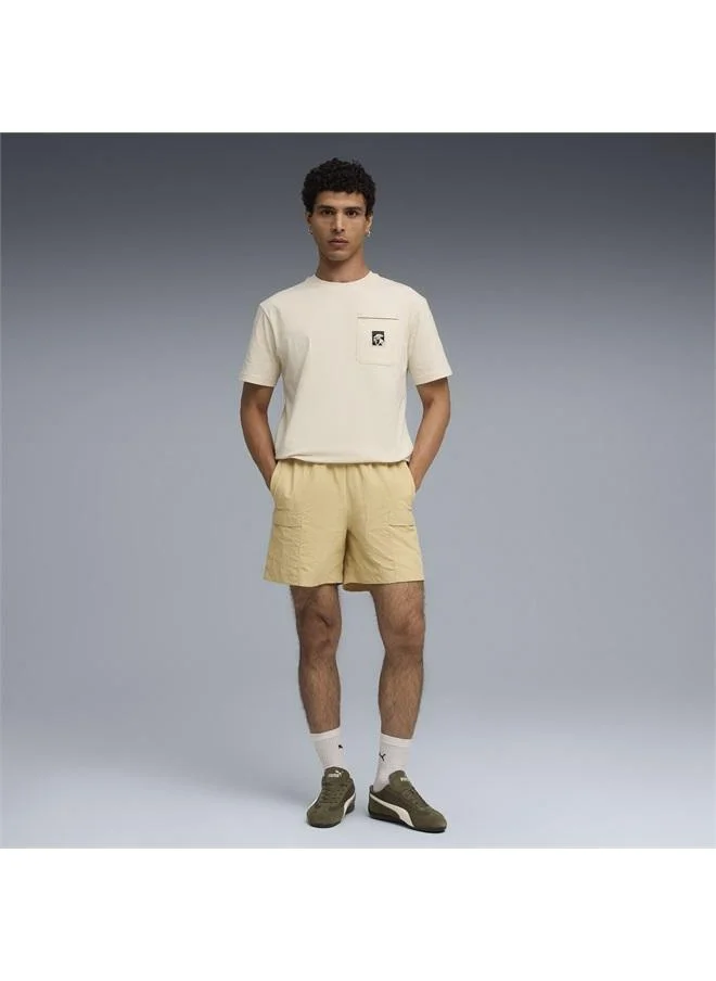 Puma Pebble Path WARDROBE Essentials Relaxed Cargo Shorts 6" Men for Men | Best Price UAE