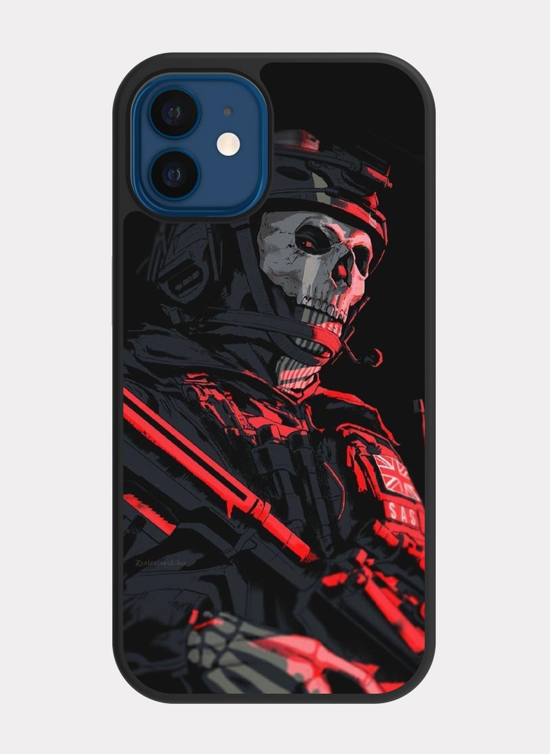 PXLAAT iPhone 12 case cover Ghost Call Of Duty - Image 1