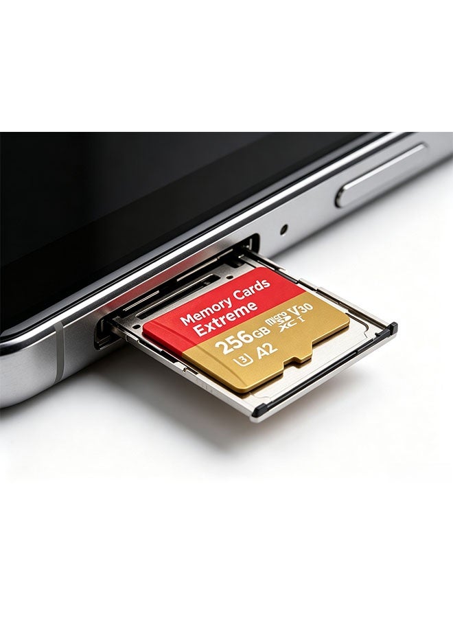 256GB high-end storage card, supporting full HD video, suitable for smartphones, dashcam, action cameras and surveillance cameras. - Image 3