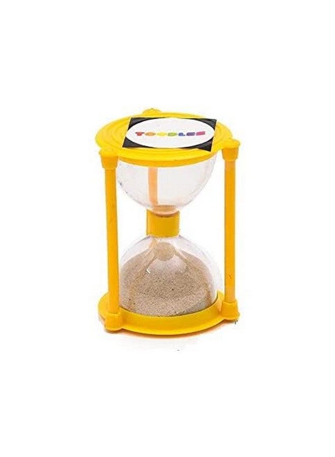 TOODLES Learnings Sand Dial Timer Clock, Sand Timer Watch Hourglass Toy Watch Hourglass Toy for Kids, Multicolor - Image 1