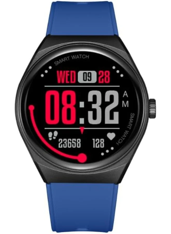 كينيث سكوت Kenneth Scott Unisex Multi Color Dial Smart Watch with Interchangeable Strap - KG10SE-XSBBL