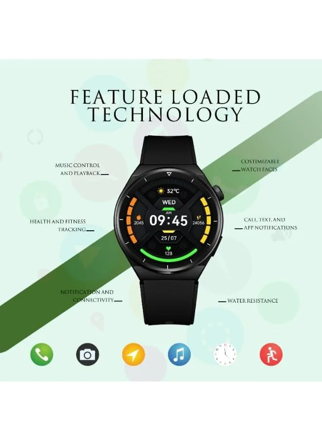 KENNETH SCOTT Kenneth Scott Unisex Multi Color Dial Smart Watch with Interchangeable Strap - KG10SE-XSBBL