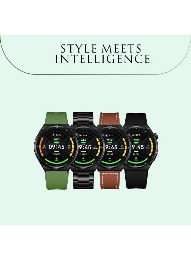 KENNETH SCOTT Kenneth Scott Unisex Multi Color Dial Smart Watch with Interchangeable Strap - KG10SE-XSBBL