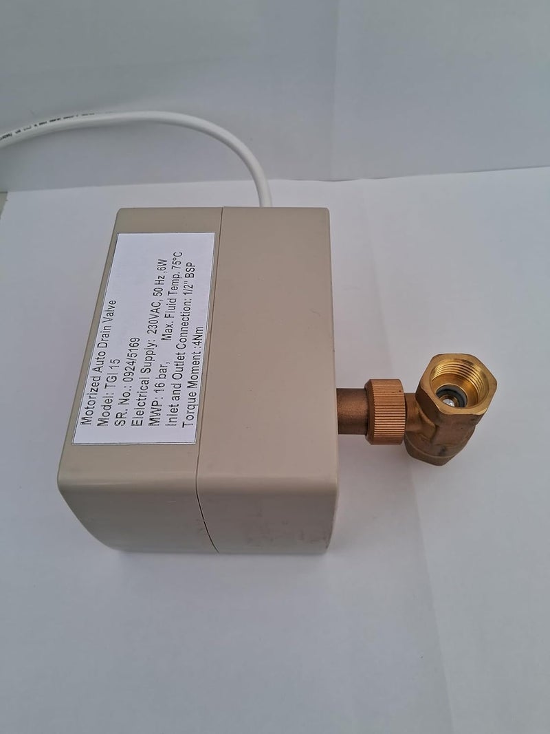 TruGet motorized auto drain valve 12 inch for air compressor air dryer and air receiver tank  - Image 4