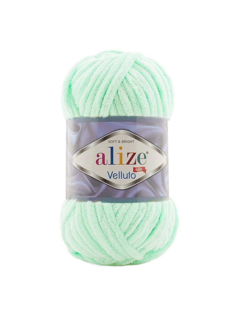 ALIZE Velluto Polyester Yarn 464 Mint