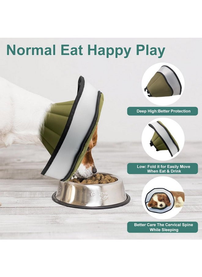 Generic - Soft Dog Cone Collar Breathable Elizabethan Soft Collar, Recovery Collar After Surgery for Large Medium Dogs, Prevent Licking and Touching Comfortable Dog Cone Collar-XL - Image 1