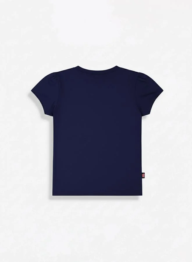 Tom And Jerry Graphic Print Round Neck Fashion T-shirt