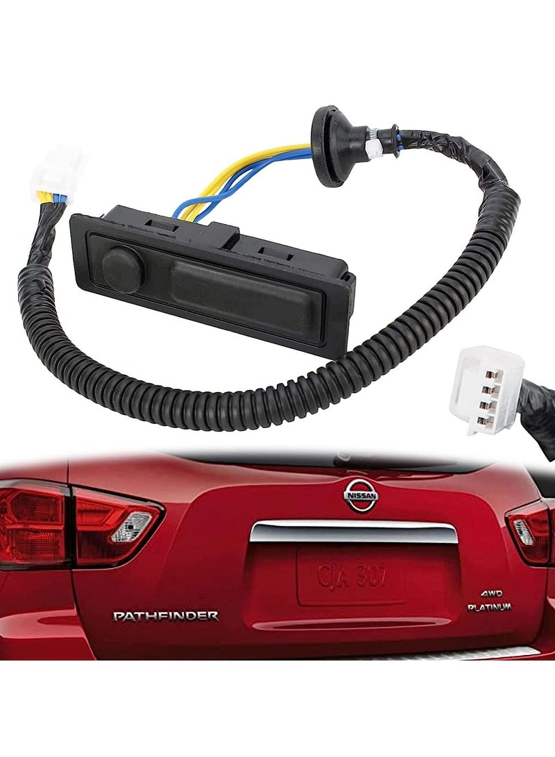 Generic Rear Liftgate Trunk Open Release Switch - Compatible with Nissan Pathfinder 2014-2019 - Replacement Tailgate Lid Switch 25380-3JA0A - High-Quality and Reliable  - Image 1
