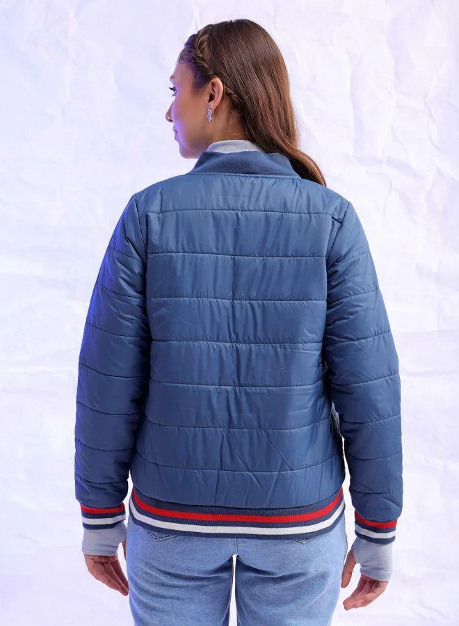مرفوعة Women Regular Fit Solid Puffer Jacket