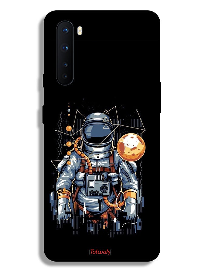 Tolwak OnePlus Nord Protective Case Cover Astronaut Abstract Art - Image 2