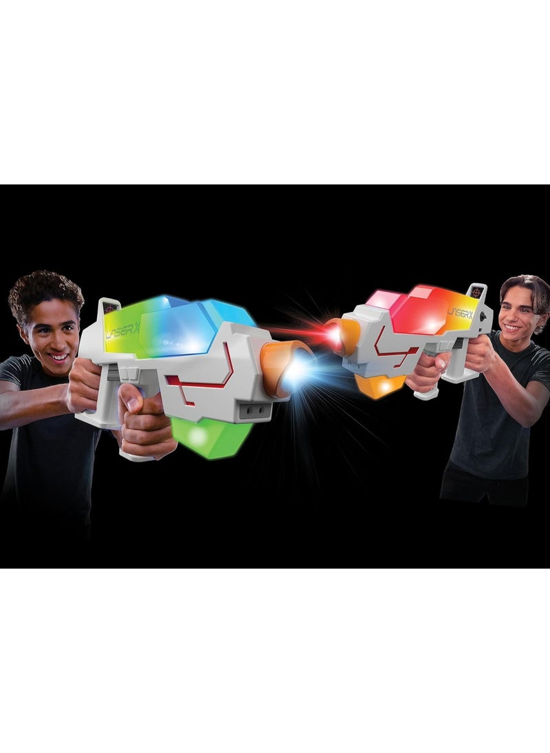 Laser X - Laser X Ultra Long Range Blasters, Battery Operated | Blast up to 500 Feet Range!  | Laser Blaster | Action Game | Interactive Game | Reflex Game | Laser Gaming | Multi Player Game | Gift For Kids and Adults - Image 1