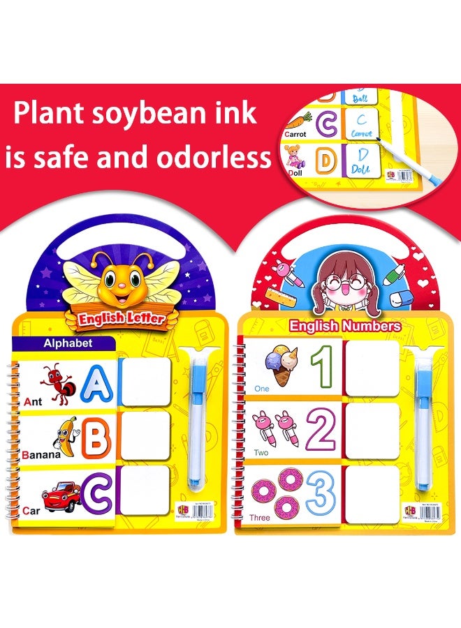 Children's exercise book coil set, convenient for children to learn workbook, improve cognitive ability and word spelling ability, gifts for boys and girls, back to school, Halloween Christmas, New Year gifts - Image 2