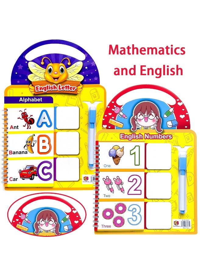 Children's exercise book coil set, convenient for children to learn workbook, improve cognitive ability and word spelling ability, gifts for boys and girls, back to school, Halloween Christmas, New Year gifts - Image 1