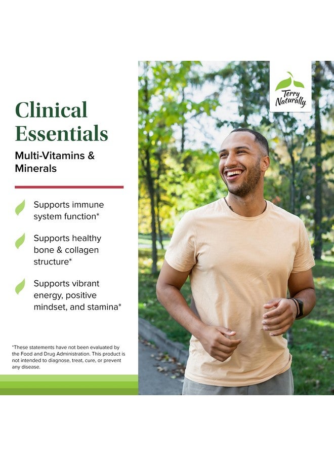 Terry Naturally Clinical Essentials - Supplement to Aid Bone, Cardiovascular & Immune Health - Supplement with Chelated Minerals - Supplement with B-Vitamins & Vitamin C - 120 Tablets (Pack of 2) - Image 3