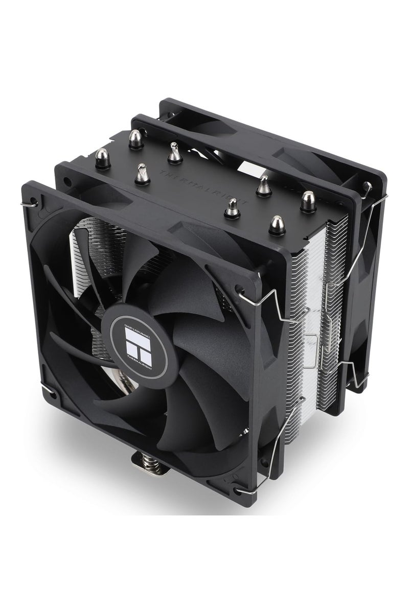 ثيرمالرايت مبرد وحدة المعالجة المركزية Thermalright Assassin X 120R SE Plus، 4 أنابيب حرارية مقاس 6 مم، سرعة 1550 دورة في الدقيقة، مروحة هادئة 120 مم PWM مع محمل S-FDB، متوافق مع AMD AM4 AM5/Intel 1700/1150/1151/1200، مبرد وحدة المعالجة المركزية للكمبيوتر - Image 1